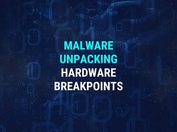 Malware Unpacking With Hardware Breakpoints - Cobalt Strike Shellcode Loader