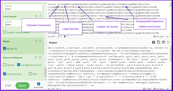 Advanced Cyberchef Techniques - Defeating Nanocore Obfuscation With Math and Flow Control